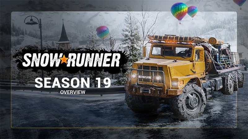 『SnowRunner』シーズン19「Research & Restore」開始、スイスアルプス舞台に新マップ3種と新車両2台