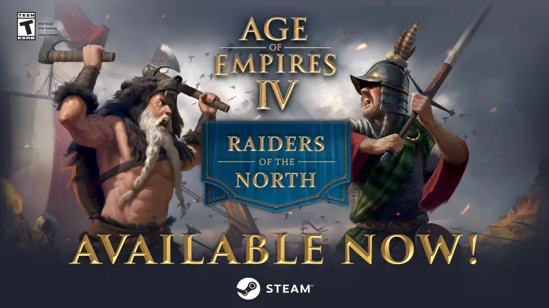 『Age of Empires IV』拡張「Raiders of the North」配信開始、ヴァイキングとスコットランドを追加
