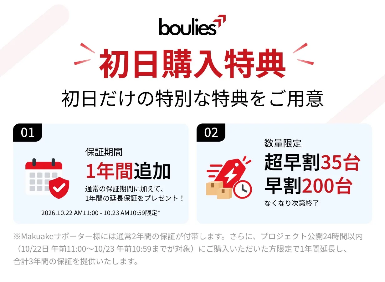 Boulies、日本参入1周年で新ゲーミングチェア「Boulies Master Rex 2026」発表　Makuakeで先行販売開始の画像