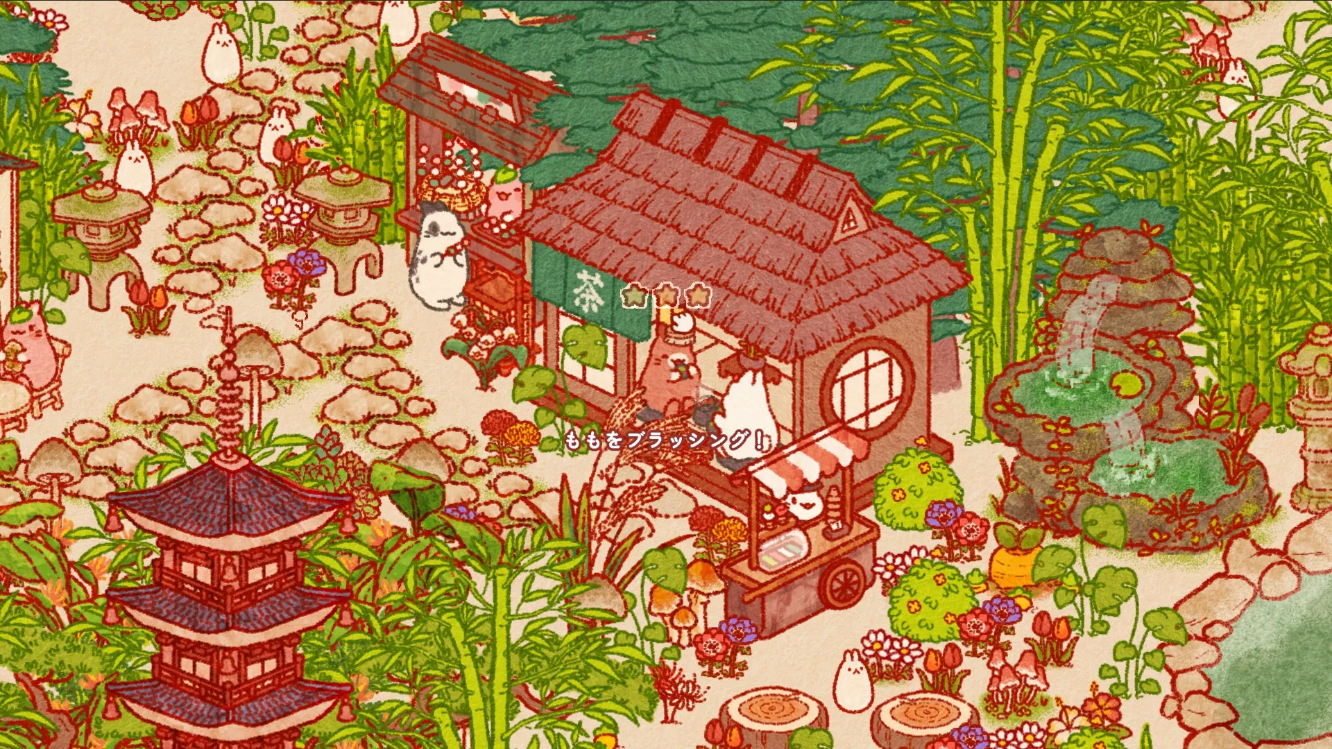 癒し系島づくりゲーム『うさぎしま』Steam版が2026年10月29日22時に発売の画像