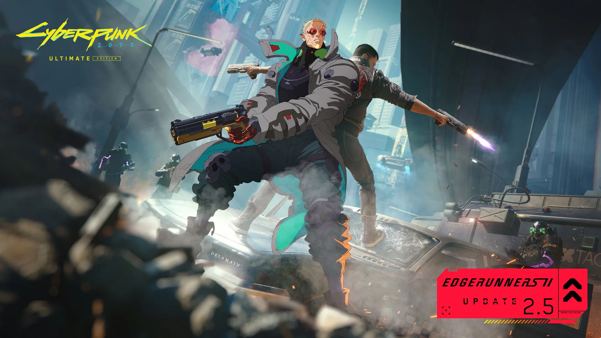 『サイバーパンク2077』にアニメ『エッジランナーズ2』連動の無料アップデート配信、二丁拳銃やMod対応も追加