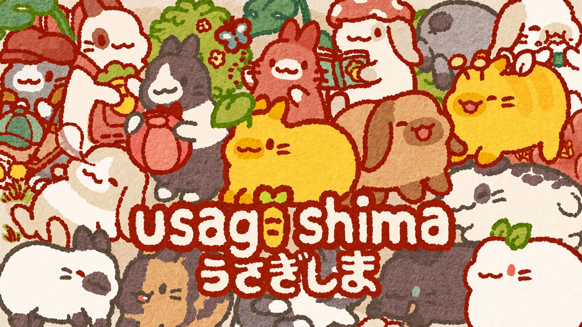 癒し系島づくりゲーム『うさぎしま』Steam版が2026年10月29日22時に発売